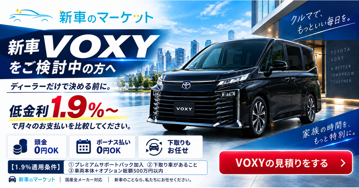 1.9%ヴォクシーPC用