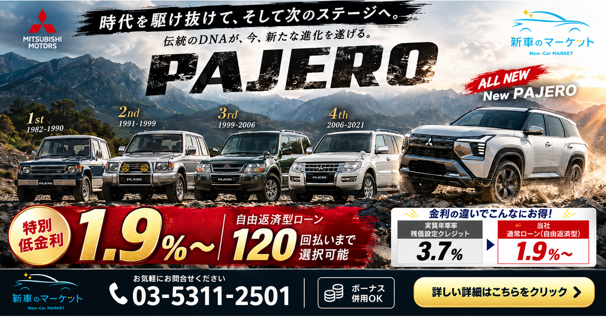 パジェロPC用バナー